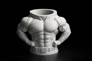 Bodybuilder Torso Pen Holder for Fitness Lovers