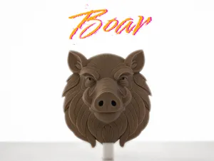 Boar Head - Ready-to-Hang Wall Sculpture