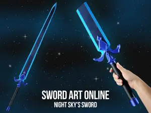 Night Sky Sword - Kirito 's Sword - Sword Art Online Alicization