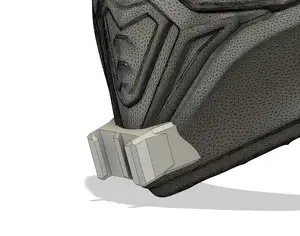 Gopro mount for helmet airoh commander 1