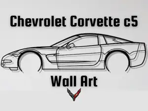 Chevrolet Corvette c5 Wall Art
