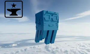 Minecraft Ghast Keychain – 3D Printable Model (2 Sizes, No Supports)