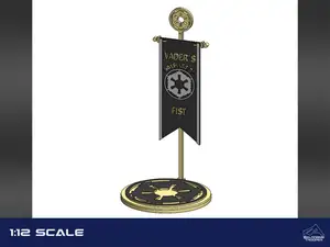 Vader's Fist Banner 1:12 Scale