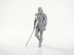 Cyborg Man Figurine Fantasy Mythology 3D Printable