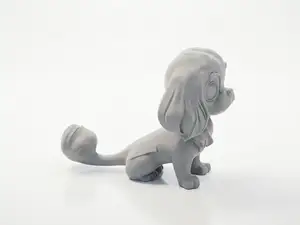 Cute Sitting Dog Figurine Chibi Pet 3D Printable