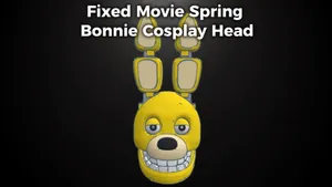 FNAF MOVIE 2 FIXED SRING BONNIE COSPLAY HEAD
