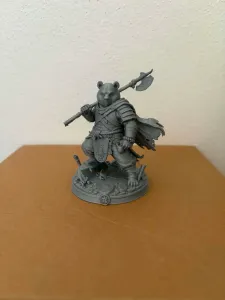 Legendary Panda Warrior-Fantasy 3D Print Model