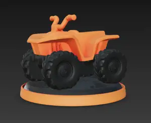 Crash Derby Quad Bike Model