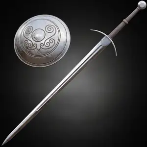 VARGRAM THE RAGING WOLF SWORD AND SHIELD life size cosplay pack - Elden Ring Fan Art
