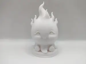 Cute Flame Spirit – Fire Ghost Figurine