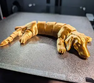 The golden flexi wiener dog!
