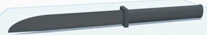 print in place mini katana. (may need to be scaled down a little bit.)