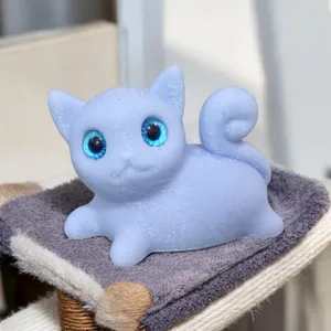 Lazy Cat - 6mm + 8mm glass eye compatible