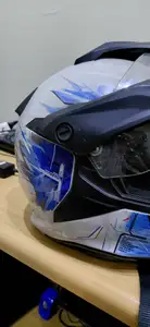 BMW GS Motocross Helmet (one world) visor fasteners