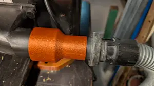 Adapter between Sherwood Thicknesser and Hilti shop vac 36mm