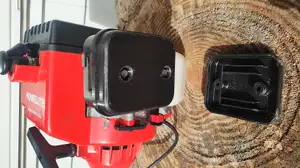 Air filter cover for string trimmer