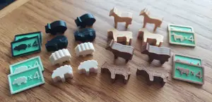 Agricola All Creatures Big and Small Animal Tokens