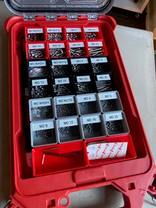 Gridfinity Milwaukee Packout Low Profile Compact Organizer Inserts