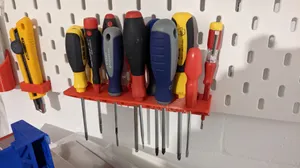 Screwdriver rack for IKEA Skadis