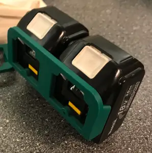 Makita 18V Battery Holder for 2 batteries.