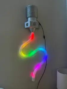 3D Printer Nozzle DIY Wall Lamp