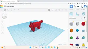 Minecraft wolf