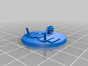 Krieg themed 32mm Base