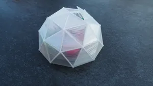 Geodesic Dome as a Greenhouse for micro Garden