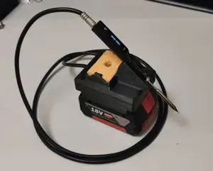 DIY Makita Bosch 18V Battery Holder Receptacle Socket for TS100 and TS101 Soldering Iron Batterie Lötkolben