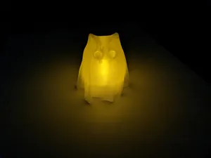 Cute Cat Ghost (LED tea light)