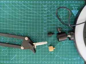 Microphone 3/8 male to 1/4 inch male adapter