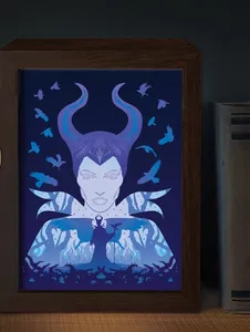 maleficent lamp ligthbox