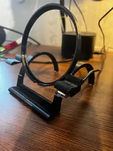 Phone stand with wireless charger