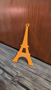 Eiffel Tower flat keychain