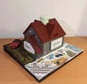 Wedding-House-Piggy Bank-Puzzle