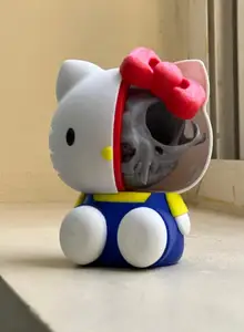 Hello Kitty Half Skeleton