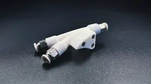Bambu Lab Y-Splitter with PC4-M10 pneumatic connector and magnets