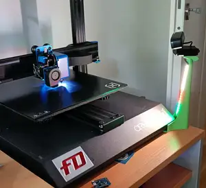 Led webcam clamp mount for Artillery Sidewinder X2 / X1