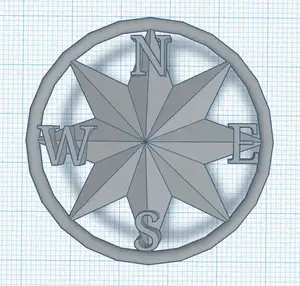 Wind Rose Knob