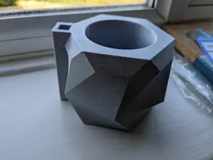 Angular Self Watering Plant Pot with Ball Float