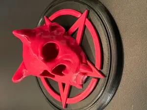 Demon Skull with Pentagram