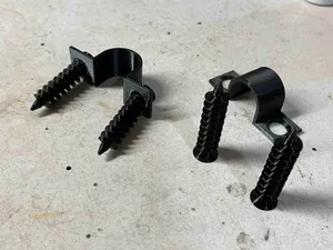 Clamps for ½", ¾", and 1" PVC pipes