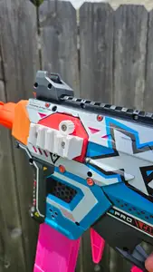 XSHOT Pro Motorized Piston Pump Toy Dart Blaster by ZURU Jam Door Picatinny Rail
