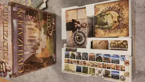 Insert / Organizer for Sid Meier’s Civilization (2010) with both expansions