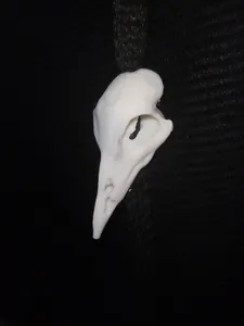yennefer's raven skull bead