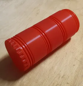 stackable threaded container with lid - vase mode
