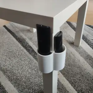 TV remote holder for IKEA LACK table