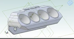 ER40 Collet Rack for 3034-Lite T-Slot rail
