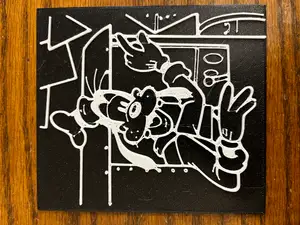 Goofy Train Conductor