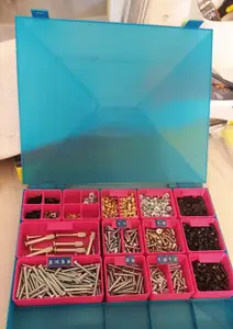 Screw storage box / organizer